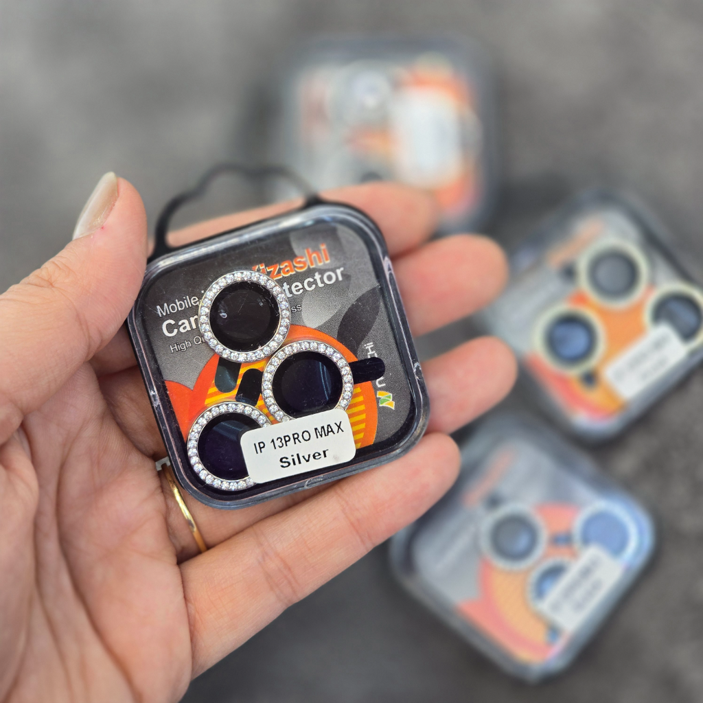 محافظ لنز دوربین آیفون نگین دار ژاپنی kizashi