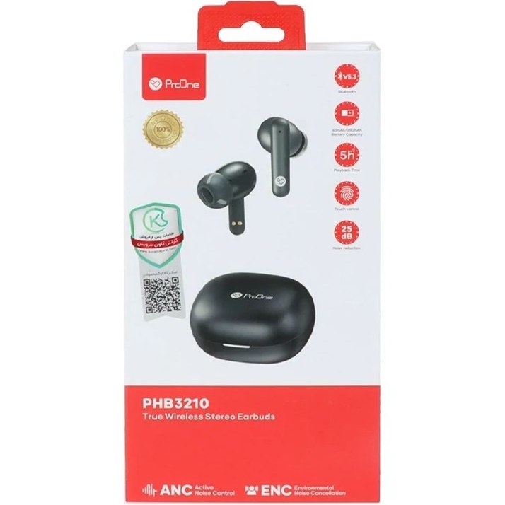 هندزفری بلوتوثی پرووان مدل ProOne PHB3210 با قابلیت ANC